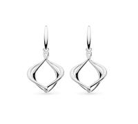 Kit Heath Alicia Grande Drop Earrings - Sterling Silver, Sleek and Modern Design, Perfect for Adding a Bold Touch to Your Style