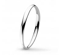 Kit Heath Bevel Cirque Bangle 7177RP - Sterling Silver / Rhodium Plated
