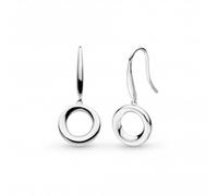 Kit Heath Bevel Cirque Drop Earrings 6172RP - Elegant Styling | Acotis - Sterling Silver / Rhodium Plated