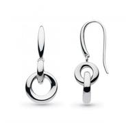 Kit Heath - Bevel Cirque Link Drop Earrings A symbol of unity in Sterling Silver-wear as a statement or gift to celebrate a meaningful bond