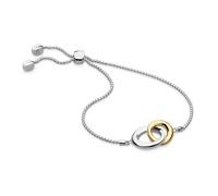 Kit Heath Bevel Cirque Link Golden Toggle Bracelet - Sterling Silver with Gold Plate, Contemporary Link Design with Toggle Clasp, Perfect for Adding Style to Your Everyday Look