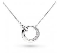 Kit Heath Bevel Cirque Link Pavé Necklace 9153CZ - Polished Quality | - Sterling Silver / Rhodium Plated