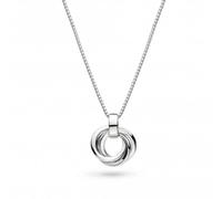 Kit Heath Bevel Trilogy Petite Necklace 9168RP - Elegant Styling | Acotis - Sterling Silver / Rhodium Plated