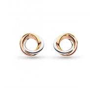 Kit Heath Bevel Trilogy Stud Earrings 4169GRG - Contemporary Appeal | - Sterling Silver / Rhodium Plated / Gold Plated / Rose Gold Plated