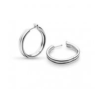 Kit Heath Bevel Unity Maxi Hoop Earrings 61175RP - Distinctive Detail |