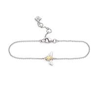 Kit Heath - Blossom Flyte Honey Bee Bracelet A golden bee sits at the heart of this Sterling Silver bracelet-perfect for nature lovers and thoughtful gifts