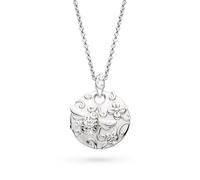Kit Heath Blossom Flyte Honey Bee Rhodium Plated Disc 18" Necklace 90331RP - Sterling Silver / Rhodium Plated