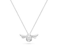 Kit Heath Blossom Flyte Honey Bee Rhodium Plated Midi 18" Necklace | Acotis - Rhodium Plated / Sterling Silver