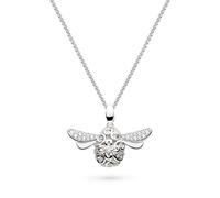 Kit Heath Blossom Flyte Queen Bee Glitz Zirconia Rhodium 20? Necklace | Acotis - Rhodium Plated / Sterling Silver