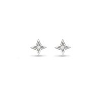 Kit Heath - Céleste Astoria Starburst Mini Stud Earrings A celestial sparkle in Sterling Silver-ideal for gifting a star in your life or elevating your own jewellery collection