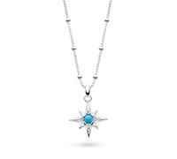 Kit Heath Céleste December Aurora Birthstone Turquoise Rhodium - Sterling Silver / Rhodium Plated