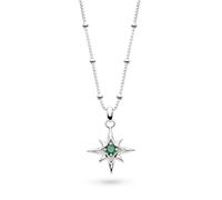 Kit Heath Céleste May Aurora Birthstone Emerald Rhodium Plated - Sterling Silver / Rhodium Plated