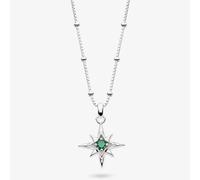 Kit Heath Céleste May Aurora Birthstone Emerald Rhodium Plated - Sterling Silver / Rhodium Plated