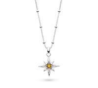 Kit Heath Céleste November Aurora Birthstone Citrine Rhodium - Sterling Silver / Rhodium Plated