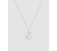 Kit Heath Celeste Zodiac Sagittarius 18" Necklace | Acotis - Rhodium Plated,Sterling Silver