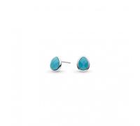 Kit Heath Coast Pebble Azure Gemstone Stud Earrings 30174MG - Timeless