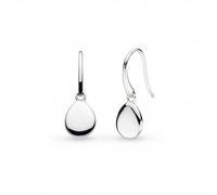 Kit Heath Coast Pebble Droplet Drop Earrings 60185RP - Modern Style | - Sterling Silver / Rhodium Plated