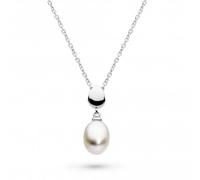 Kit Heath Coast Pebble Pearl Necklace 90184FP - Sterling Silver / Rhodium Plated / Freshwater Pearl