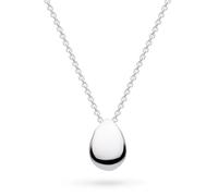 Kit Heath Coast Pebble Smooth Pendant Necklace - Sterling Silver, Modern Sculptural Design