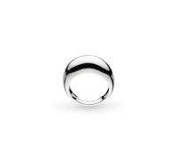 Kit Heath Coast Pebble Smooth Rhodium Plated Grande Ring 20153RP - Size O - Sterling Silver / Rhodium Plated