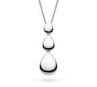 Kit Heath Coast Pebble Smooth Rhodium Plated Triple Grande - Sterling Silver / Rhodium Plated