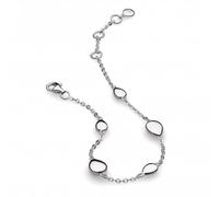 Kit Heath Coast Pebble Station Bracelet - Sterling Silver, Elegant & Organic Nature-Inspired Style. A versatile design for everyday wear