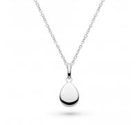 Kit Heath Coast Pebbles Droplet Necklace - Sterling Silver with Organic Pebble Design, Flowing Droplets. Inspired by coastal beauty, perfect for an effortlessly elegant look