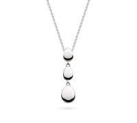 Kit Heath Coast Pebbles Rhodium Plated Triple Linking Pebbles - Sterling Silver / Rhodium Plated