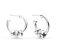 Kit Heath - Coast Tumble Pebble Hoop Earrings Textured Sterling Silver hoops that move with you-a gift for those who love fluid, organic design