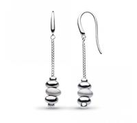 Kit Heath - Coast Tumble Sand Drop Earrings A flowing Sterling Silver design inspired by nature-wear as a personal favourite or gift with meaning