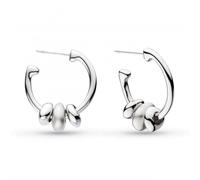 Kit Heath Coast Tumble Sand Trio Hoop Earrings 60195SRP - Timeless Design - Sterling Silver / Rhodium Plated