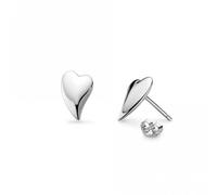 Kit Heath - Desire Cherish Heart Stud Earrings A timeless heart design in Sterling Silver-perfect for treating yourself or gifting a loved one