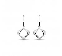 Kit Heath Entwine Alicia Petite Drop Earrings 60018RP - Exclusive Design | - Sterling Silver / Rhodium Plated