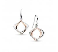 Kit Heath Entwine Alicia Rose Grande Drop Earrings 60019RRP - Classic Look - Sterling Silver / Rhodium Plated / Rose Gold Plated