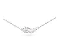 Kit Heath Feather Wisp Rhodium Plated 18" Necklace 90315RP - Sterling Silver / Rhodium Plated