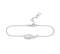 Kit Heath Feather Wisp Rhodium Plated 7.5" Bracelet 70315RP - - Sterling Silver / Rhodium Plated
