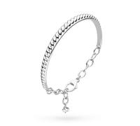 Kit Heath Marina Rope Band Rhodium Plated Changle ® Bracelet 71065RP - Sterling Silver / Rhodium Plated