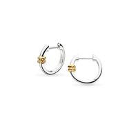 Kit Heath Marina Rope Bar Golden Hinged Hoops 61090GRP - Sterling Silver / Rhodium Plated / Gold Plated