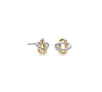 Kit Heath Marina Rope Knot Golden Studs 41072GRP - Contemporary - Sterling Silver / Rhodium Plated / Gold Plated