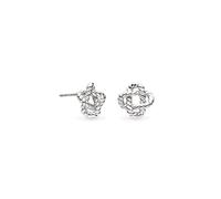Kit Heath Marina Rope Knot Stud Earrings - Sterling Silver Nautical-Inspired Design, Symbolising Connection and Strength, Ideal for Everyday Wear