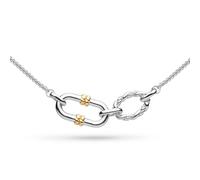 Kit Heath Marina Rope Link Duo Golden 18" Necklace 91096GRP - Sterling Silver / Rhodium Plated / Gold Plated