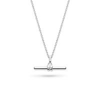 Kit Heath Marina Rope T-Bar 18" Necklace 91092RP - Polished - Sterling Silver / Rhodium Plated