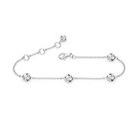 Kit Heath Marina Tide Knot Rhodium Plated 7.5" Bracelet 71060RP - Sterling Silver / Rhodium Plated