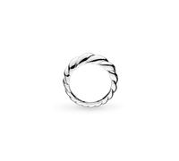 Kit Heath Océane Shell Echo Rhodium Plated Ring 21212RP - - Size M - Sterling Silver / Rhodium Plated