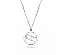 Kit Heath Revival Céleste Constellation Zirconia Rhodium Plated Gemini 18" - Sterling Silver / Rhodium Plated