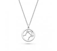 Kit Heath Revival Céleste Constellation Zirconia Rhodium Plated Libra 18" - Sterling Silver / Rhodium Plated