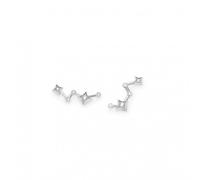 Kit Heath Revival Céleste Constellation Zirconia Rhodium Plated Offset - Sterling Silver / Rhodium Plated