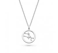 Kit Heath Revival Céleste Constellation Zirconia Rhodium Plated Taurus 18" - Sterling Silver / Rhodium Plated