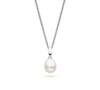 Kit Heath Revival Classic Pearl Rhodium Plated 20" Necklace 90427FP - Sterling Silver / Rhodium Plated