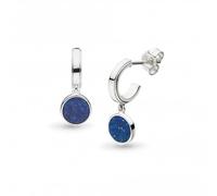 Kit Heath Revival Eclipse Equinox LP RP Semi Hoop Drop Earrings 50421LP - Sterling Silver / Rhodium Plated